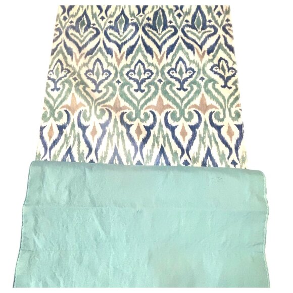 Decorative Ikat Patterned Table Runner 13"x 72" - Picture 3 of 7